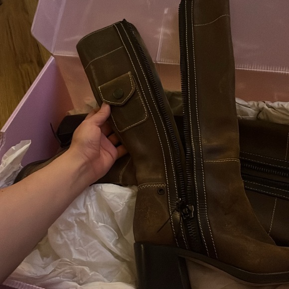 SOLD Vintage rare Moto Miu Miu Moto Boots!!! - Picture 7 of 8